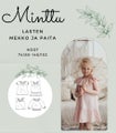 Minttu lasten mekko paita ja toppi PDF-KAAVA