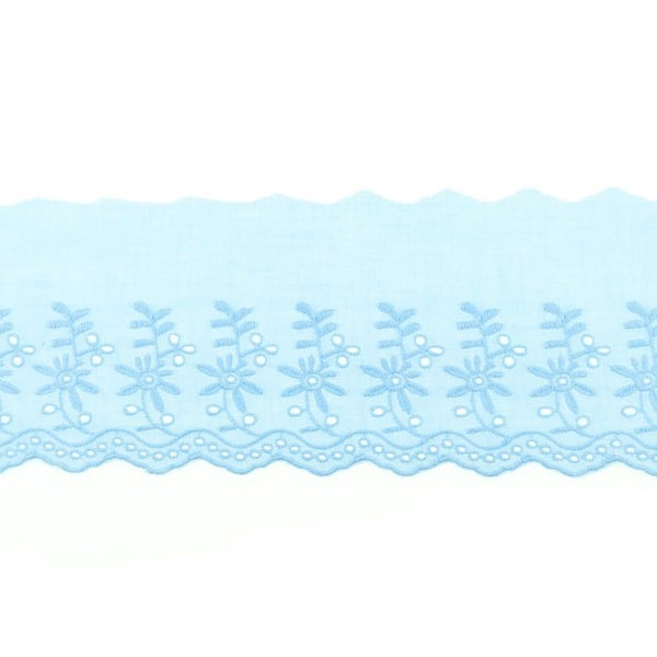 Brodyyri piparireunainen 8,5 cm, vaaleansininen