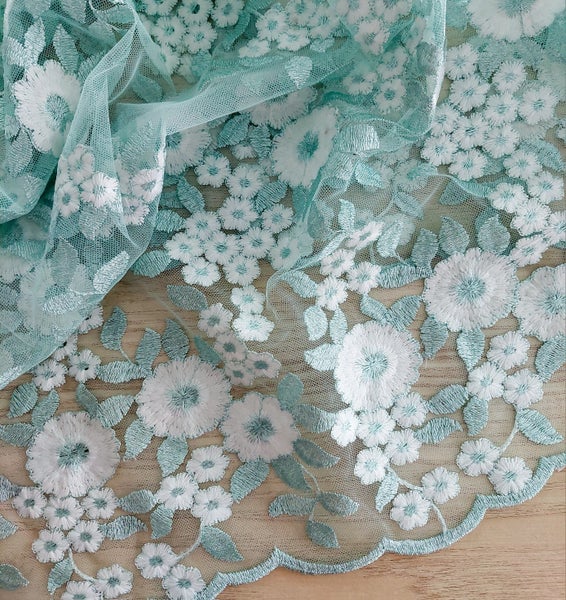 Kukkatylli, glitter j&auml;&auml;minttu