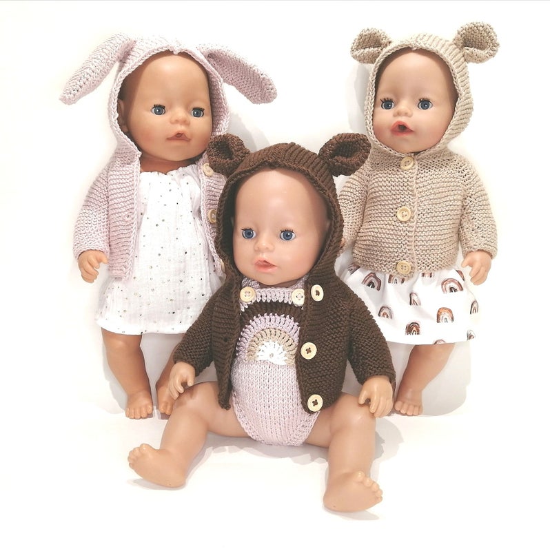 Buba nuken neuletakki ja neulehaalari PDF-ohje