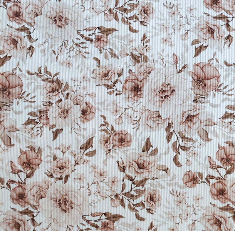 LOPPU! Blooming Autumn, ruskea-valkoinen ribbitrikoo