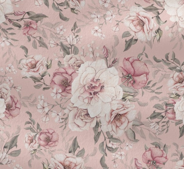 Blooming garden, vaalea vanha roosa, trikoo