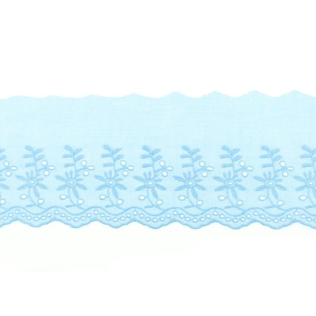 Brodyyri piparireunainen 8,5 cm, vaaleansininen