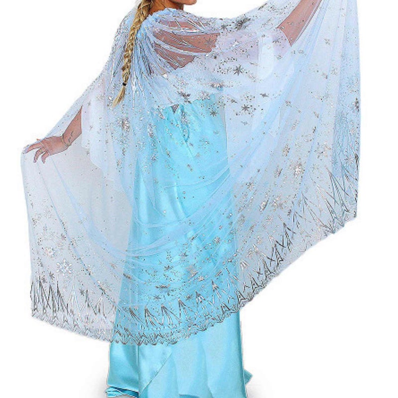 J&auml;&auml;prinsessa lumihiutaletylli, vaaleansininen