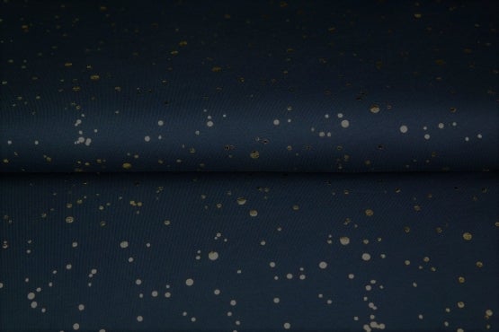 Kultafoliopilkut, tummansininen, trikoo