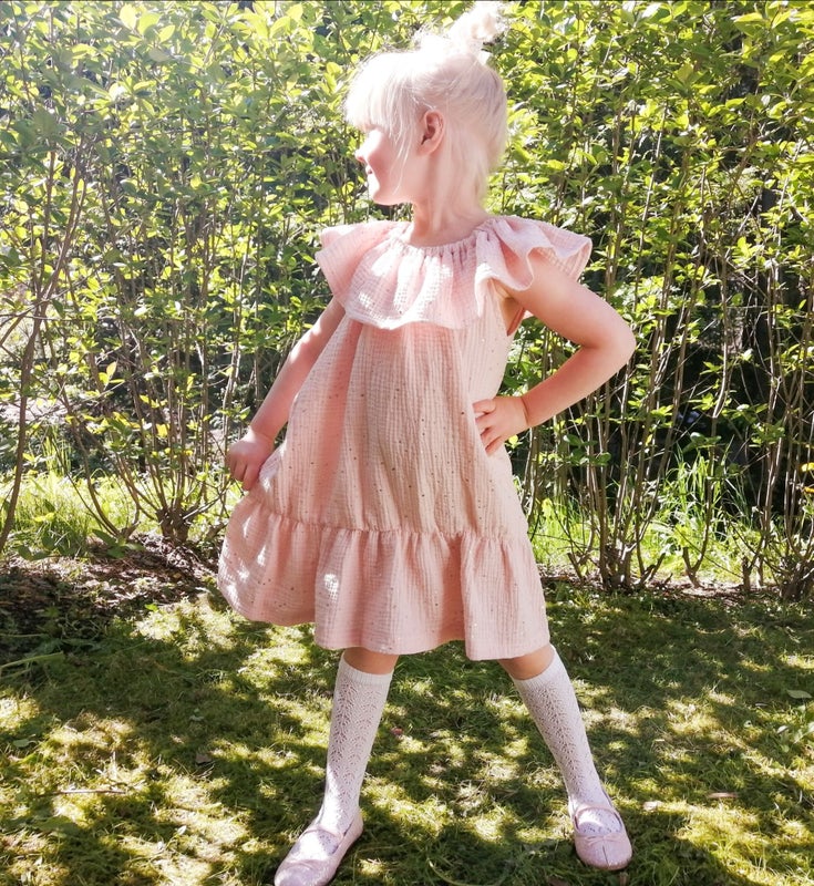 Minttu lasten mekko paita ja toppi PAPERIKAAVA