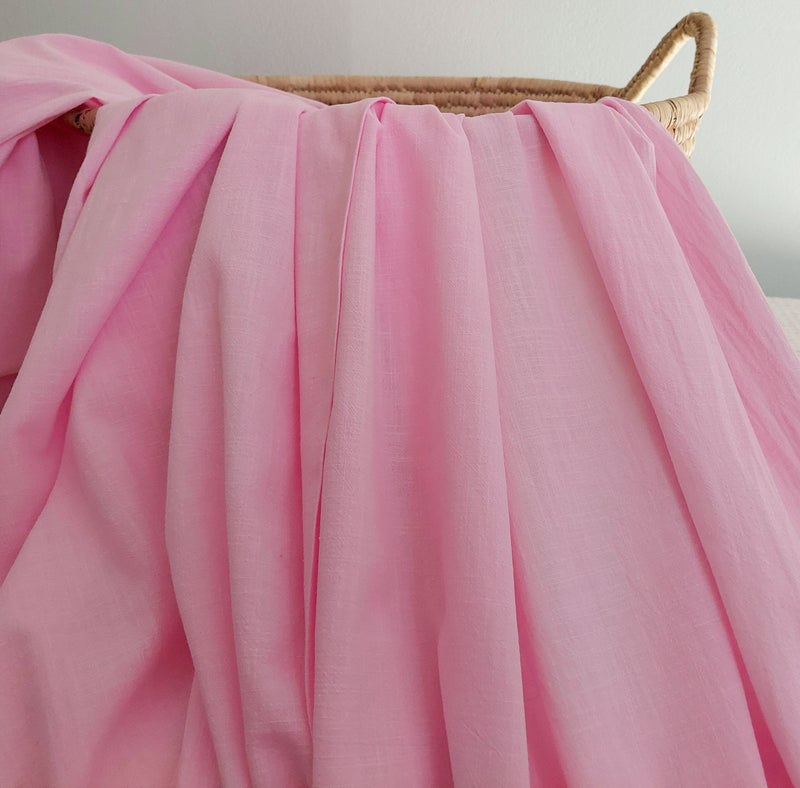 Pellava-puuvilla, vaaleanpunainen