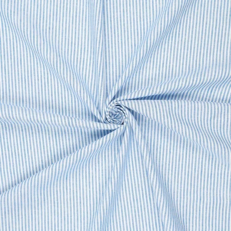 Raidallinen puuvillapellava, sininen